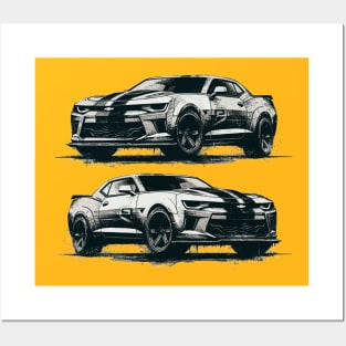 Chevy Camaro Posters and Art